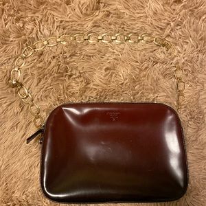 Prada purse with gold chain